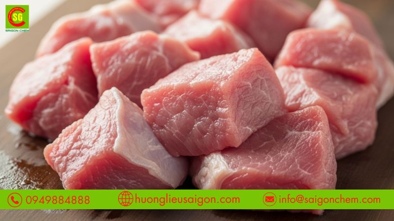 Vai trò của hương thịt heo trong việc tạo mùi thịt chín