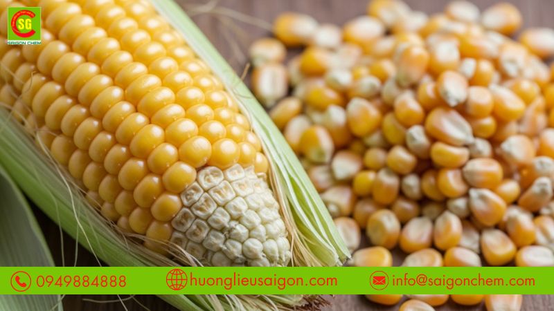 Hương ngô được sử dụng trong nhiều nhóm thực phẩm khác nhau