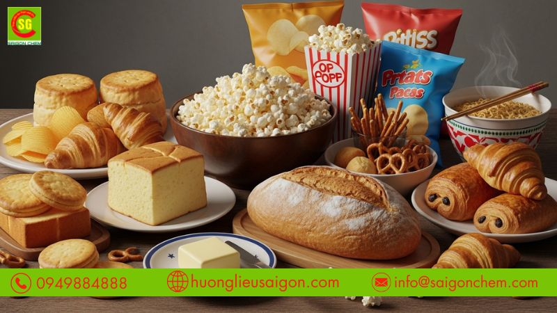 Hương bơ được sử dụng phổ biến trong ngành bánh kẹo