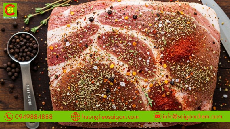 Giới thiệu hương thịt heo dùng cho gia vị nêm