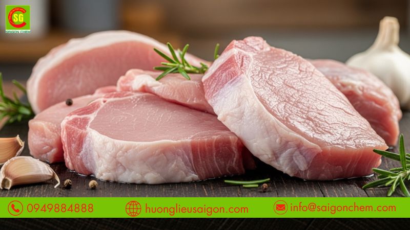 Giới thiệu hương thịt heo tạo mùi thơm cho thực phẩm