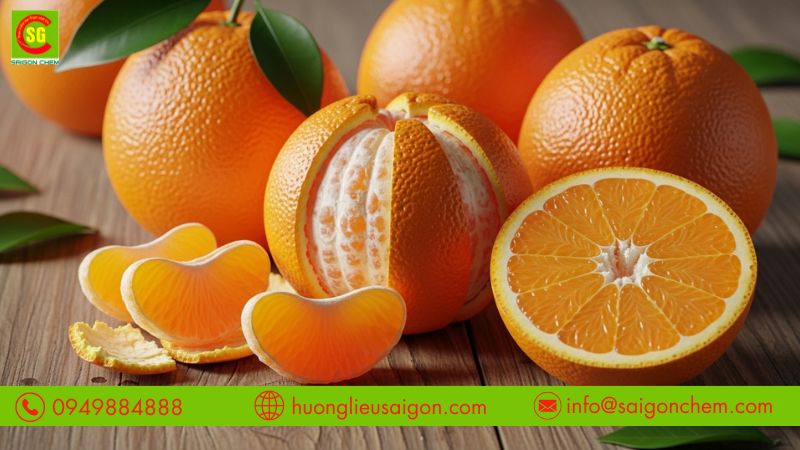 Vai trò hương cam trong việc ổn định mùi khi gia nhiệt