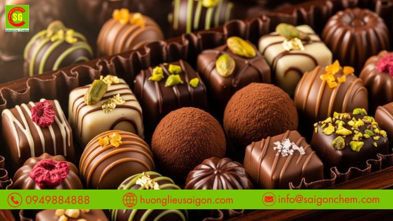 Ứng dụng hương socola tổng hợp trong đồ uống và thực phẩm