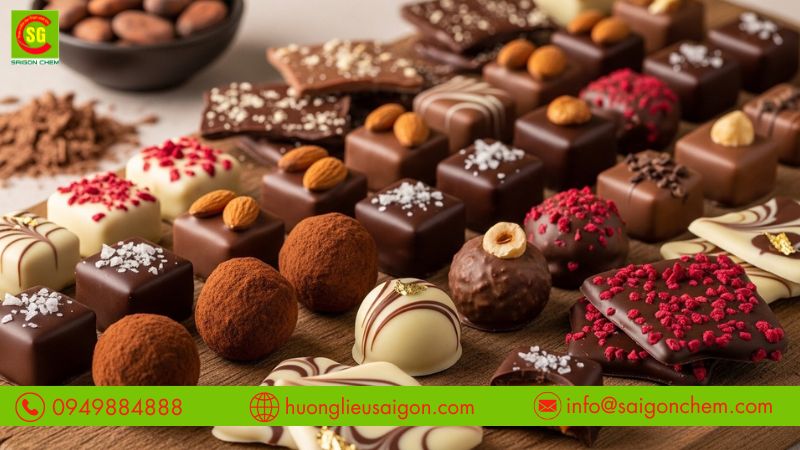 Công dụng hương socola trong ngành chế biến thực phẩm