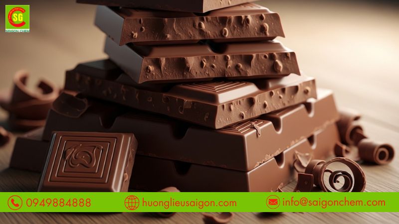 Hương socola là phụ gia được ưa chuộng trong thực phẩm